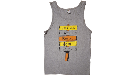 Beach Sign Tanktop T-Shirt